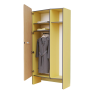 Шкаф для верхней одежды персонала во входную группу из коллекции мебели «НЕГА» (желтый) - «globural.ru» - Новый Уренгой