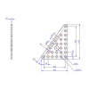 Треугольная пластина из анодированного алюминия Triangle Plate 6*8 (Pair) - «globural.ru» - Новый Уренгой