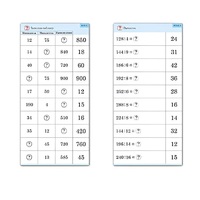 Комплект карточек (10) "Обучающий калейдоскоп. Умножение и деление в два шага" - «globural.ru» - Новый Уренгой