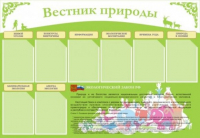 Стенд "Вестник природы" (вариант 4) - «globural.ru» - Новый Уренгой