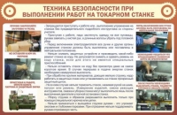 Стенд "ТБ при выполнении работ на токарном станке" - «globural.ru» - Новый Уренгой