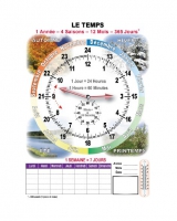 Le temps. Учебно наглядные пособия по французскому языку - «globural.ru» - Новый Уренгой