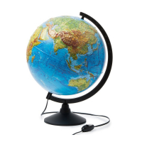 Глобус Земли физический  с подсветкой D=320 мм - «globural.ru» - Новый Уренгой