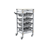 Тележка 1-секционная для учебных наборов и цифровых лабораторных комплексов SenseDisc - «globural.ru» - Новый Уренгой