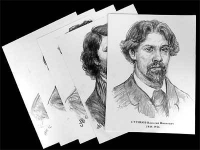 Портреты художников (22 штуки формат А3) - «globural.ru» - Новый Уренгой