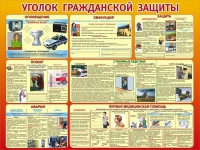 Стенд "Уголок гражданской защиты" - «globural.ru» - Новый Уренгой