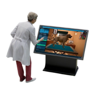 Виртуальный учебный комплекс «Процедурный тренажер ветеринарного врача». Комплектация интерактивный стол - «globural.ru» - Новый Уренгой