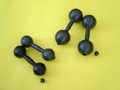 Гантели пластмассовые 0.8 кг с наполнителем - «globural.ru» - Новый Уренгой
