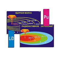 Модель-аппликация "Ядерное оружие" (ламинированная) - «globural.ru» - Новый Уренгой