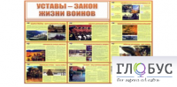 Стенд "Уставы закон жизни воинов" - «globural.ru» - Новый Уренгой