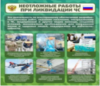 Стенд "Неотложные работы при ликвидации ЧС" - «globural.ru» - Новый Уренгой