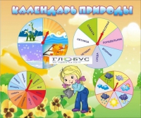 Стенд "Календарь природы" (вариант 1) - «globural.ru» - Новый Уренгой