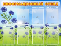 Стенд информационный с 7 карманами - «globural.ru» - Новый Уренгой
