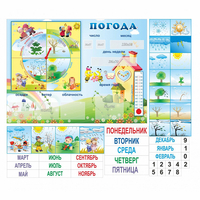 Стенд "Погода" с карманами для вставок - «globural.ru» - Новый Уренгой