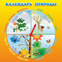 Стенд "Календарь природы" 0.5x0.5 - «globural.ru» - Новый Уренгой