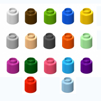  Элемент конструктора одиночный одноцветный Color Blocks 100 штук - «globural.ru» - Новый Уренгой