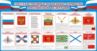 Стенд "Государственные и военные символы РФ" - «globural.ru» - Новый Уренгой
