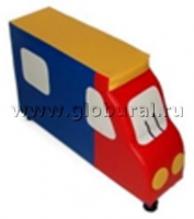 Напольная мягкая игрушка "Грузовик" каталка - «globural.ru» - Новый Уренгой