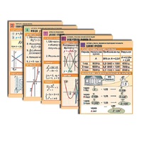 Комплект таблиц по всему курсу алгебры (50 шт., А1, полноцв, лам.) - «globural.ru» - Новый Уренгой