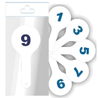 Касса-веер цифр от 0 до 9 - «globural.ru» - Новый Уренгой