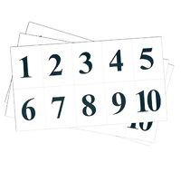 Набор цифр от 1 до 10 (для начальной школы) - «globural.ru» - Новый Уренгой