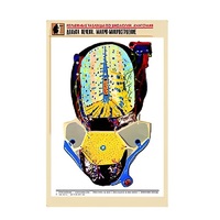 Рельефная таблица "Долька печени. Макро-микростроение" (формат А1, матовое ламинир.) - «globural.ru» - Новый Уренгой