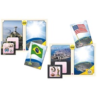 Настольно-печатная игра "Флаги стран мира 2. Азия, Африка, Австралия, Америка" - «globural.ru» - Новый Уренгой