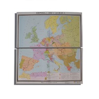 Учебная карта "Европа с 1815 - 1849 г.г." 1180*1070 мм (матовое, 2-стороннее лам.) - «globural.ru» - Новый Уренгой