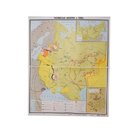 Учебная карта "Российская империя в 18 в." (матовое, 2-стороннее лам.) - «globural.ru» - Новый Уренгой