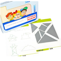 Игровой набор "Танграм" (с комплектом карточек) - «globural.ru» - Новый Уренгой