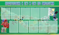 Стенд "Подготовка к ЕГЭ и ОГЭ по биологии" (вариант 2) - «globural.ru» - Новый Уренгой