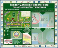 Стенд-уголок "Паспорт дорожной безопасности образовательного учреждения" - «globural.ru» - Новый Уренгой