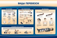 Стенд "Виды перевязок" - «globural.ru» - Новый Уренгой