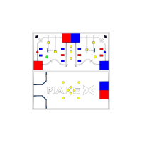 Соревновательное поле с элементами MakeX 2019 City Guardian Arena Expansion Kit for Blue Planet - «globural.ru» - Новый Уренгой