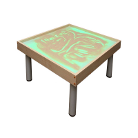 Столик на ножках для рисования песком Радуга. Подсветка RGB - «globural.ru» - Новый Уренгой