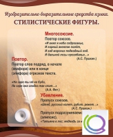 Стенд "Стилистические фигуры" в ассортименте - «globural.ru» - Новый Уренгой