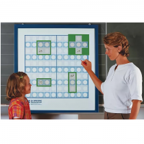 Магнитный плакат "Сотенный квадрат". (Серия "От 1 до 100") с методическими рекомендациями - «globural.ru» - Новый Уренгой