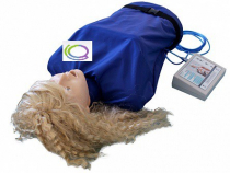 Тренажер-манекен "Ирина" (голова, торс) для отработки приемов сердечно-легочной реанимации (контроллер + тестовые режимы + светозвуковой индикатор) - «globural.ru» - Новый Уренгой