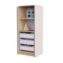 Открытый шкаф с ящиками из коллекции мебели «НЕГА» (цвет бежевый) - «globural.ru» - Новый Уренгой