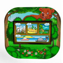 Профессиональный сенсорный настенный логопедический комплекс Мишка Logo 2 - «globural.ru» - Новый Уренгой