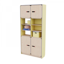 Рабочий стеллаж для воспитателя из коллекции «НЕГА» (цвет желтый) - «globural.ru» - Новый Уренгой