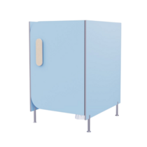 Гигиеническая кабинка из коллекции «НЕГА» (цвет голубой) - «globural.ru» - Новый Уренгой