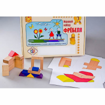 Игровой набор Фребеля "Конструктор деревянный без соединений-2" (Серия "Эксперимент") - «globural.ru» - Новый Уренгой
