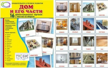 Демонстрационные карточки "Дом и его части" - «globural.ru» - Новый Уренгой