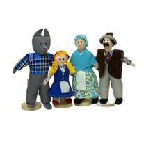 Набор шагающих кукол к сказке "Красная Шапочка" - «globural.ru» - Новый Уренгой