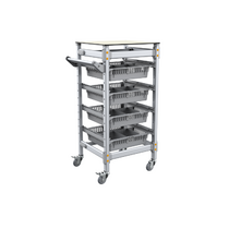 Тележка 1-секционная для учебных наборов и цифровых лабораторных комплексов SenseDisc - «globural.ru» - Новый Уренгой