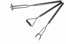 Комплект массажных логопедических зондов "Универсальный" на толстых ручках с накаткой (3 штуки) - «globural.ru» - Новый Уренгой