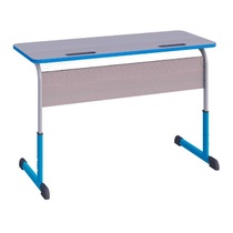 Парта двухместная Smarty Key с полиуретановой кромкой регулируемая по высоте - «globural.ru» - Новый Уренгой