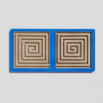 Такт-панель "Синий лабиринт № 3" - «globural.ru» - Новый Уренгой