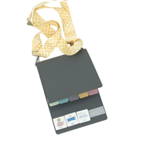 Коммуникативная книга с карточками PECS/ПЭКС (Маленькая, цвет серый) - «globural.ru» - Новый Уренгой